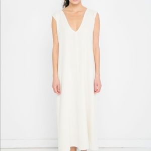 Elizabeth Suzann Marlena Midi Dress in Raw Silk XS